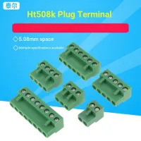 HT508K Plug-In Type Terminal 2P 3P 4P 5P 6P 8P Pitch 5.08MM Only Plugs 10 Pcs