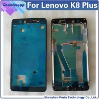 สำหรับ Lenovo K8 Plus กรอบด้านหน้าฝาหลังเคสด้านหลังกรอบกลางฝาหลังสำหรับ K8plus Lenovo