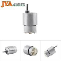 JYA Store กล่องเกียร์แรงบิดสูง37Mm DC 12V Motor Listrik 3.5/15/30/70RPM