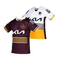 2022 Brisbane Broncos HomeAway Rugby Jersey Sport T-Shirt S-5XL