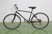จักรยานไฮบริดญี่ปุ่น - ล้อ 700c - มีเกียร์ - ALBERT HALL - สีดำ [จักรยานมือสอง]