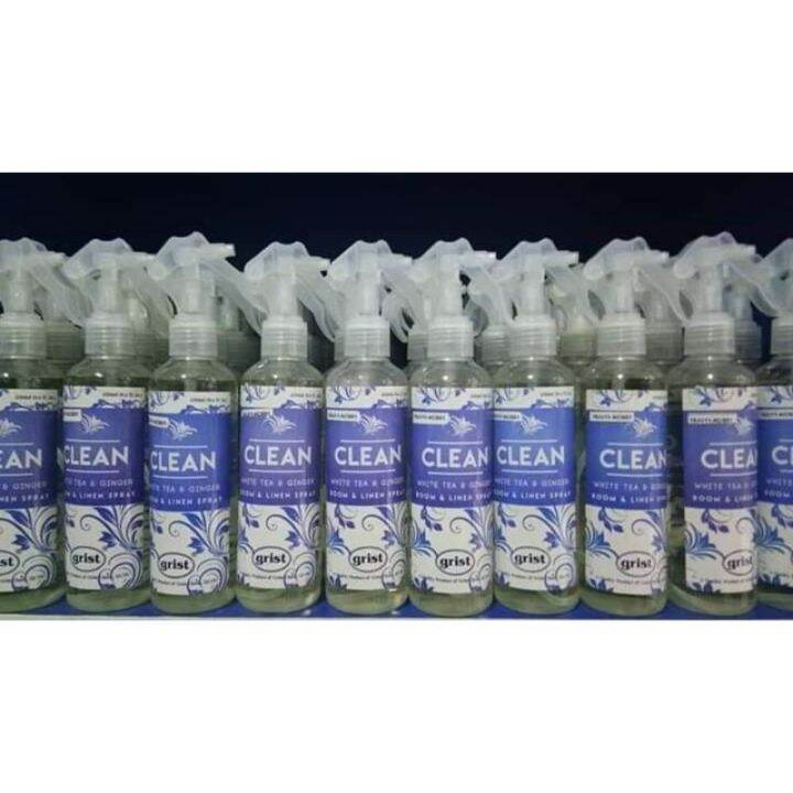 【jdkU0gNR】White Tea and Ginger (Clean) Room and Linen Spray 250ml