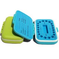 English Plactic Baby Teeth Box Organizer Milk Teeth Storage Umbilical Lanugo Save Collect Baby Souvenirs Gifts