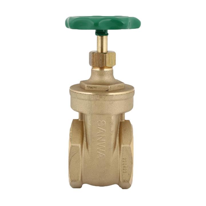 ประตูน้ำทองเหลือง-sanwa-2-นิ้วbrass-gate-valve-sanwa-2in-ลดราคาจัดหนัก