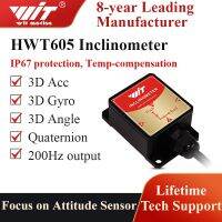 เครื่องวัดความเอียงความแม่นยําสูง HWT605 มาตรความเร่งเกรดทหาร + มุม + ไจโร MPU9250 IMU การชดเชยอุณหภูมิ มุมเอียง