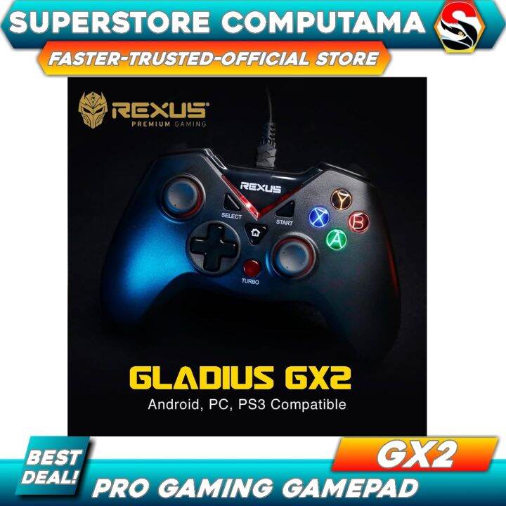 Rexus Gladius GX2 Pro Gaming Gamepad - Joystick | Lazada Indonesia