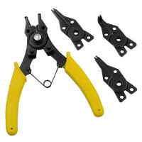 Metal Durable 4 In 1 Snap Ring Pliers Plier Set Circlip Combination Retaining Clip