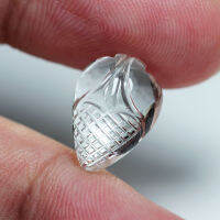 6.05 ct ไวท์ โทแพส แกะสลักข้าวโพด (White Topaz Corn Carving)