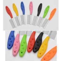 1Pcs Stainless Steel Dog Pet Brush Pet Grooming Comb Dog Bath Cat Removal Hair Cleaning Supplies Dog Combs