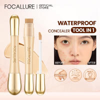 FOCALLURE Matte Flawless Face Concealer Long-Lasting Full Coverage ปกปิด Liquid Foundation Cream สำหรับแต่งหน้าเครื่องสำอาง