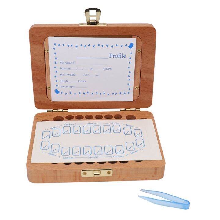 Buy 10pcs/set Lovely Baby Milk Tooth Organizer Teeth Storage Box Tooth