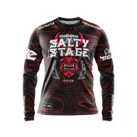 2023 design  CUSTOM NAME UV FISHING JERSEY LEGENDARY SALTY STAGE Motorcycle Jersey Long Sleeve t-shirt ，Can be customization