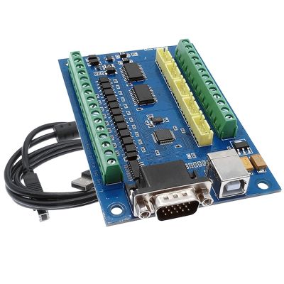 MACH3 USB CNC 5 Axis 100KHz 12-24V Linear Motion Control Card STB5100 Breakout Board