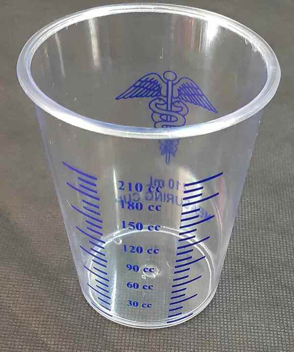 MEASURING CUP 210ml/CALIBRATED GLASS per piece (medical accessory