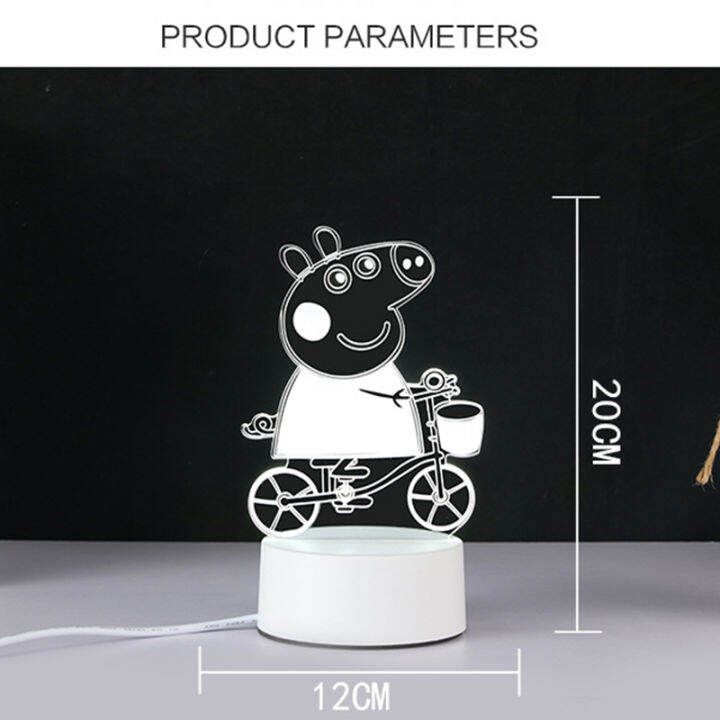 b-amp-bไฟกลางคืนเสียบปลั๊กสเตอริโอ3dสำหรับเด็ก-ไฟตกแต่งห้องนอนลายการ์ตูนขนาดเล็กของขวัญสร้างสรรค์