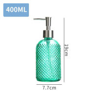 Dot Glass Soap Dispenser Bottle Shower Gel Shampoo Hand Sanitizer Bottle Press-tepy Lotion Sub-bottling 400ML