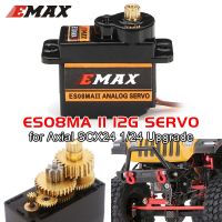 Servo 1/2/4Pcs ES08MA II Motor SCX24 12g 15T Metal for Car Upgrades