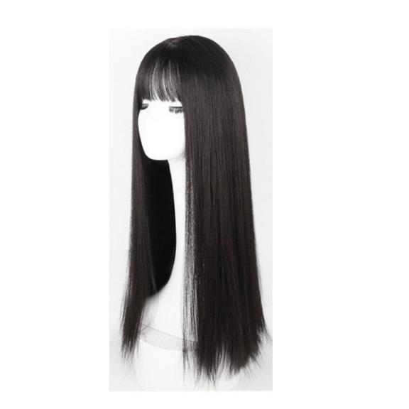 ladies-black-long-straight-hair-wig-full-headgear-air-bangs-classy-fashion