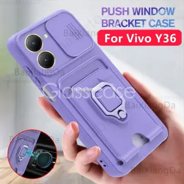 Cheap For Vivo Y36 VivoY 36 Case Shockproof Hard Ring Stand Phone Case Back  Cover