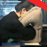 Inflatable Travel Airplane Office Sleeper Cushion Trip Body Back Support Conciliator Blow Back Support Pillow