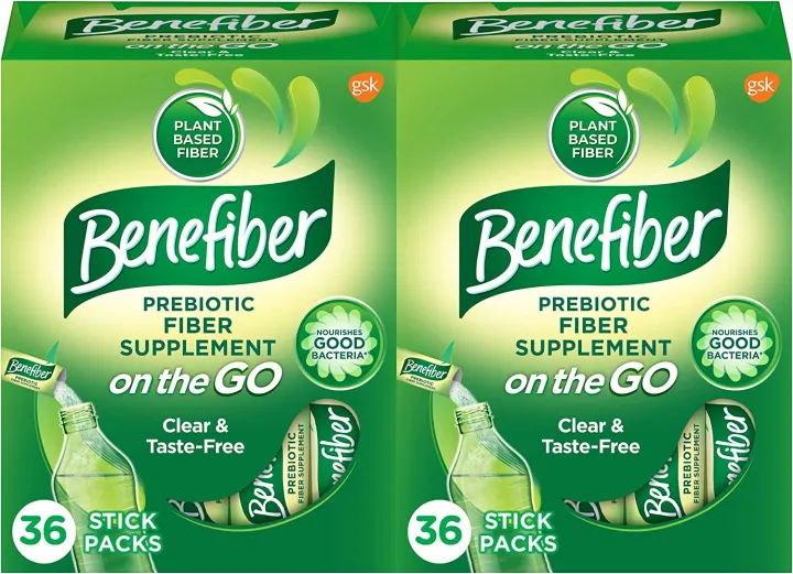 Benefiber On The Go Prebiotic Fiber Supplement Powder For Digestive ...