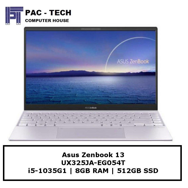 Asus Zenbook 13 (UX325JA-EG054T) i5-1035G1 8GB 512GB SSD Windows 10  Year Warranty Lazada Singapore