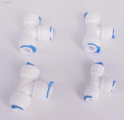 №۩✜ Fit for 1/4 3/8 OD Tube Tee 3 Ways Equal Reducer Pushfit Connector Fitting Aquarium Reverse Osmosis RO Water Dispenser System