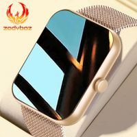 ZZOOI For Xiaomi Huawei Men Smart Watch 1.83" Bluetooth Fitness Tracker Body Sleep Monitoring Smartwatch Waterproof Women Smart Watch