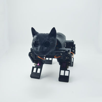 12 Dof Quadruped Bionic Robot Cat สำหรับการเขียนโปรแกรม Arduino ต้นฉบับ Open Source Code Android App Programming