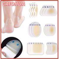 CAIOHUA ดูแลเท้า สติกเกอร์รองเท้าไฮโดรคอลลอยด์ เจลนุ่ม สติกเกอร์รองเท้าเจล สติกเกอร์ส้น ส้นแผลพุพอง แพทช์เท้าส้นสูง