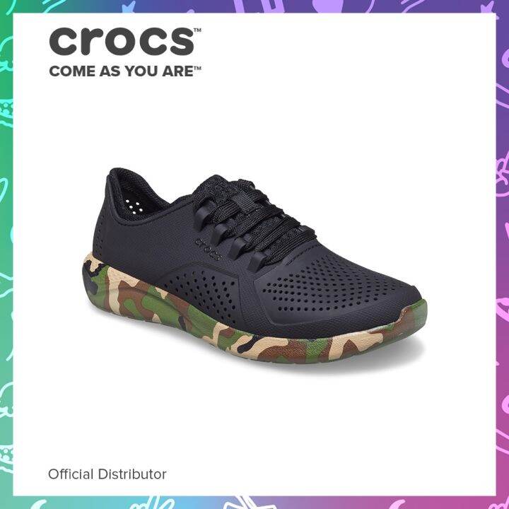 Crocs women's literide discount printed camo pacer