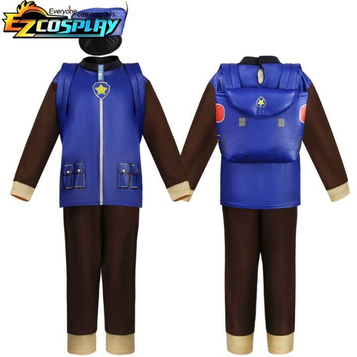 paw-patrol-ชุดปาร์ตี้วันเกิดของเด็กผู้ชาย-เสื้อผ้าสำหรับเด็กมาร์แชลล์ไล่ล่าเทศกาลเครื่องแต่งกายคอสเพลย์สกายร็อกกี้