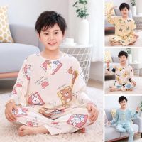 Children Sets Boys Sleepwear 2-piece Set Kid Homewear Cotton Suits