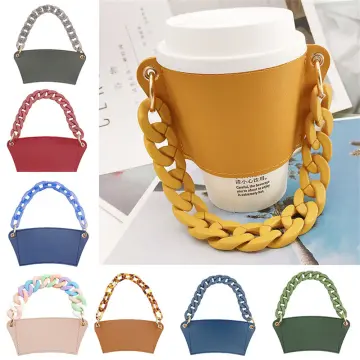 Portable Case Water Bottle, Glass Holder Coffee Chain