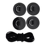 Active Waster 4Pcs D Buckle Patch Design Wear Resistant Anti