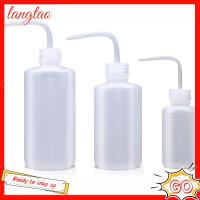 LANGTAO 3Pcs 150/250/500ml ขวดสัก150มล. สีขาวขาว 5.1/8.5/17ออนซ์ ขวดบีบสำหรับห้องปฏิบัติการ แบบพกพาได้ ขวดล้างพลาสติก รอยสักล้าง