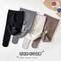 [COD] Childrens leggings 22 autumn and winter new plus velvet thickened baby pantyhose Baby one-piece nine-point