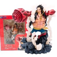 โมเดล วันพีช ลูฟี่ เกียร์4 หมัดยักษ์ สีแดง Luffy Gear4 มีกล่อง สูง20ซม. (งานจีน)