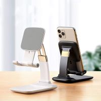 Flexible Foldable Cell Phone Holder Adjustable Angle Height for Bed Desktop Tablet Pad Compatible with All iPhone Smartphone