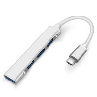 HUB Tipe C ke beberapa port USB adaptor untuk PC komputer Desktop Laptop memperpanjang Keyboard Mouse u-disk aksesori portabel