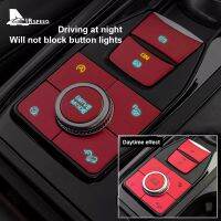 ♂ For Ford Explorer 2020 2021 2022 2023 LHD RHD Brand New Metal Sliver Car Gear Shift Switch Button Cover Sticker Accessories