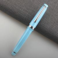 Jinhao 82ใสสีฟ้าใสธุรกิจสำนักงานนักเรียนเครื่องเขียนในโรงเรียนอุปกรณ์ปลายแหลมปากกาหมึกซึม