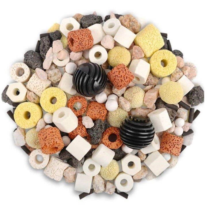 ncfaqua-7-in-1-filter-media-bacteria-house-biological-porous-ceramic-rings-maifanite-bio-balls-for-aquarium-tank-accessories