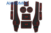 รถ Anti-Dirty Pad ประตู Groove Gate Slot ถ้วย Armrest Storage Pad Anti-Slip สำหรับ CHANA Changan Alsvin V3 2012 2013 2014 2015