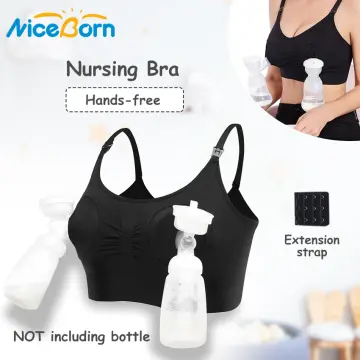 Fashion Hands Free Women Maternity Bra Adjustable Breast-Pumps Holding  Nursing Bra @ Best Price Online