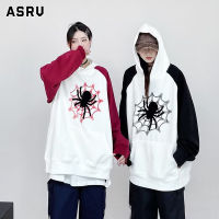 ASRV เสื้อสเวตเชิ้ตแบบมีฮู้ด,เสื้อสเวตเชิ้ตทรงหลวมสำหรับผู้ชายและผู้หญิงเสื้อกันหนาวฮู้ดสวมหัว