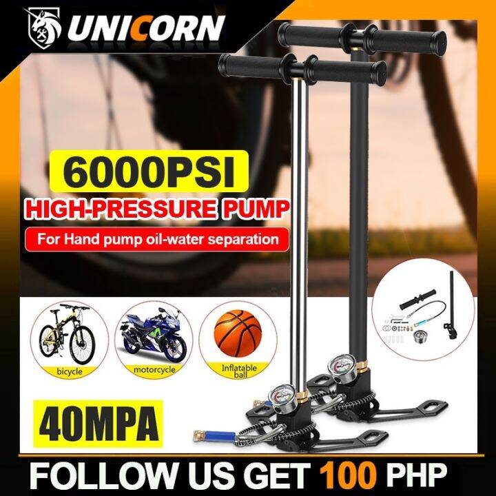 TIRE PUMP 6000psi High Pressure PCP Hand Pump/3 Stage Air Pump Pcp