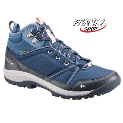 [พร้อมส่ง] รองเท้าผู้หญิงสำหรับใส่เดินป่าแบบออฟโรด Women’s Waterproof Hiking Boots NH150 Mid WP