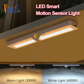 Vimite Wireless LED Motion Sensor Night Lights USB Rechargeable Smart