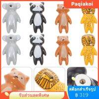 Paqiakoi 8PCS การ์ตูนสัตว์ลูกบิดลูกบิดลิ้นชักลูกบิดลูกบิด